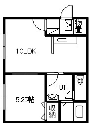 ＦＵＪＩＴＥＣ　ＨＯＵＳＥ（フジテックハウス）Ａ号棟の間取り