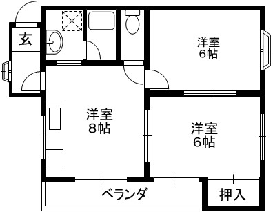 パレ中宮の間取り