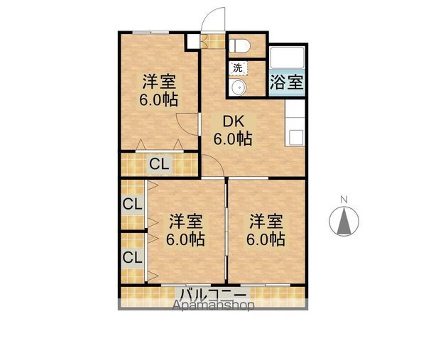 マンションM・Kの間取り写真