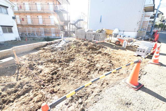 駐車場　駐車場が出来る予定です♪※写真は工事途中のものになります。