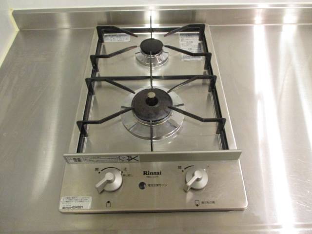 その他設備　二口ガスコンロ
