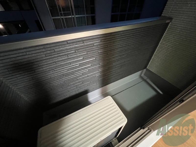 バルコニー　バルコニーで外干しも可能です。是非ご利用ください。