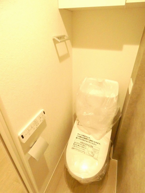 トイレ　工事中写真