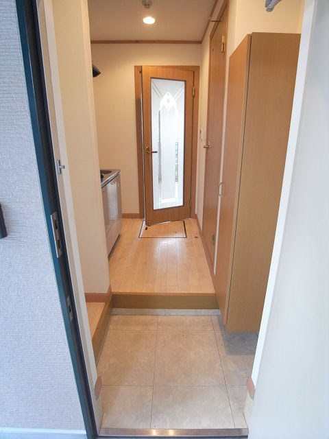 玄関　明るい玄関です