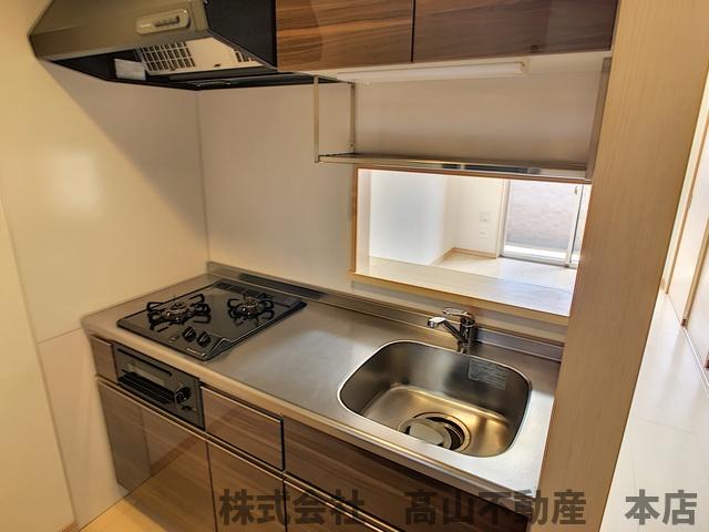 キッチン　写真は中部屋のイメージになります。