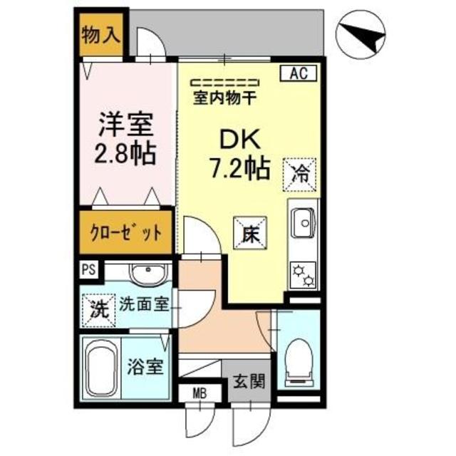 阪神本線 青木駅 徒歩4分 3階建 築10年の間取り写真