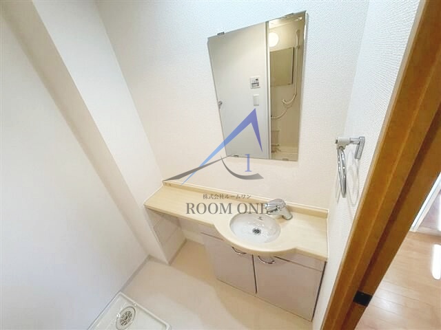 洗面設備　洗面台です。