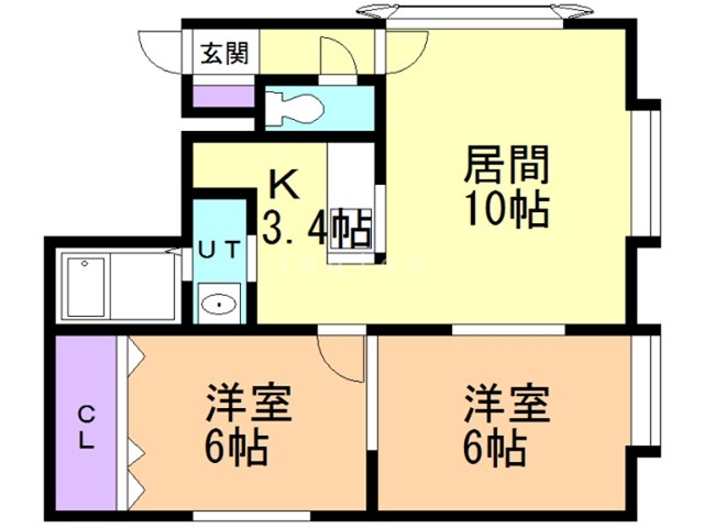 ルミエールスハラ奥沢の間取り