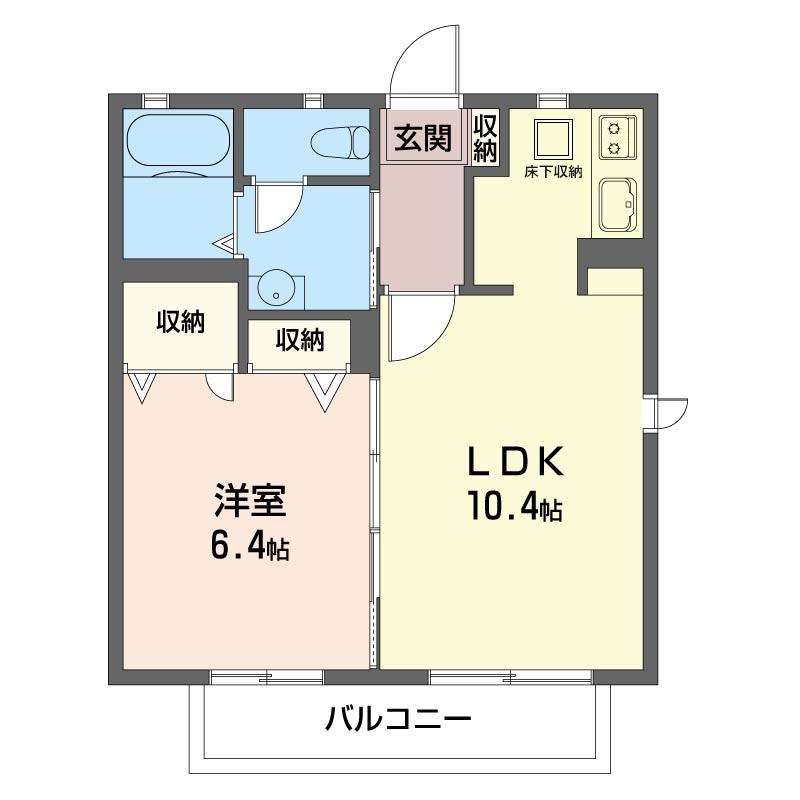 メゾンコキヤージュの間取り