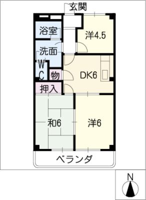 メゾンエクセルの間取り