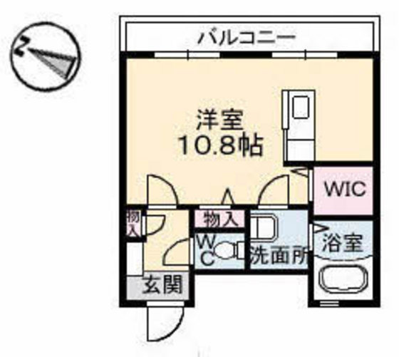 Ｃ．Ｃ．ＣＯＵＲＴ五日市駅前の間取り