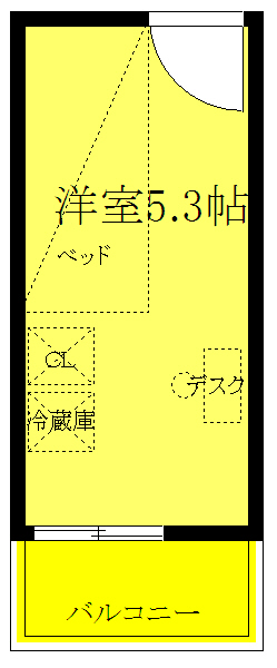 板橋区清水町のマンションの間取り