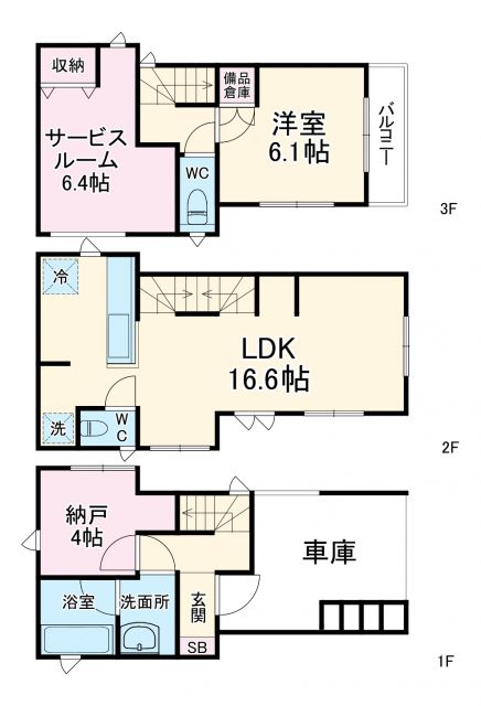 神奈川県茅ヶ崎市矢畑（一戸建）の賃貸物件の間取り