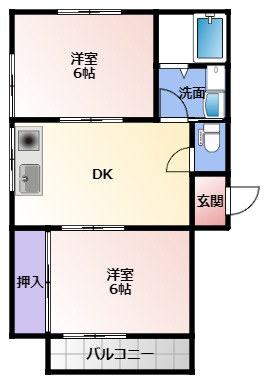 太田ハイツAの間取り