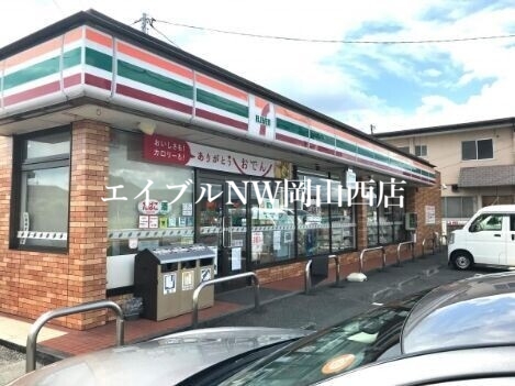 【岡山市北区門前のアパートのコンビニ】