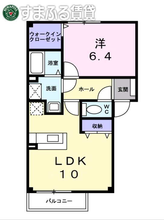 グリーンアヴェニューの間取り