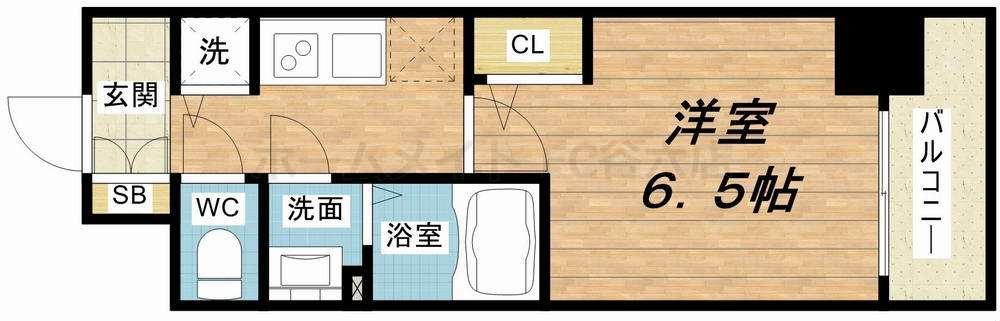 プレサンス梅田北オールの間取り