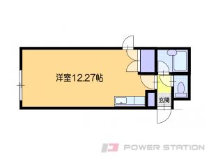 石狩郡当別町弥生のマンションの間取り