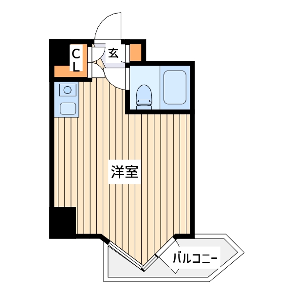 八王子市高倉町のマンションの間取り