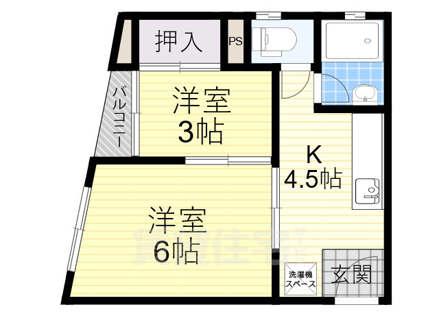 マンション幸樹荘の間取り