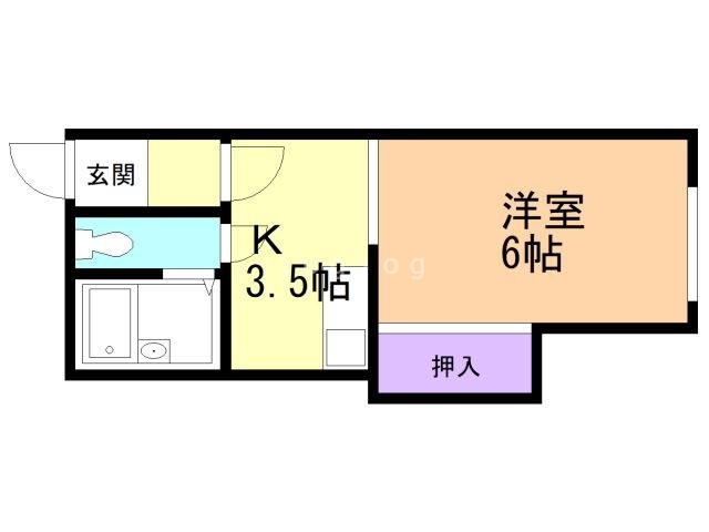 ＭＡＰＬＥ　　ＲＯＯＭ２の間取り