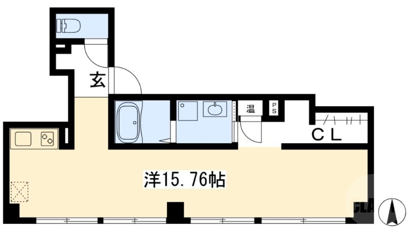 クラスタビルの間取り