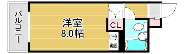 朝日プラザ博多の間取り