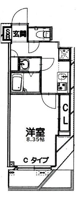 日高市高麗川のマンションの間取り