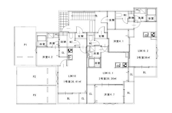 【横手２丁目AP弐番館（仮）のその他共有部分】