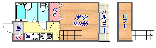 【メインリバー住吉川の間取り】