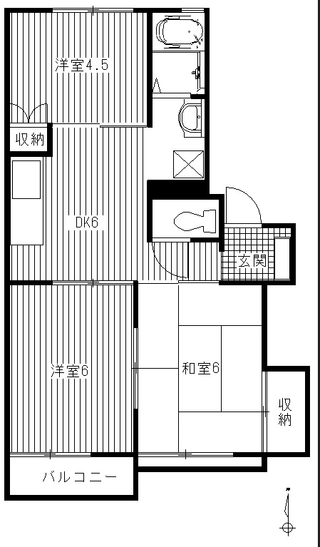 ハイツムラタの間取り