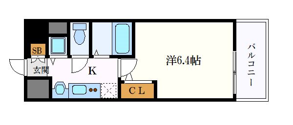 プレサンス名古屋STATIONビジュの間取り