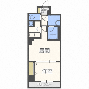 ビッグパレス南５条の間取り