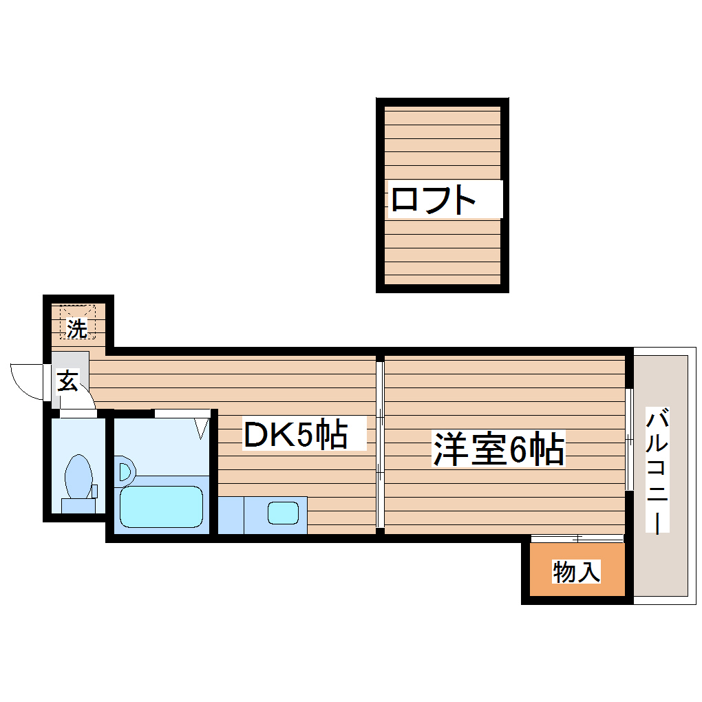 ニュークラッセ楓の間取り