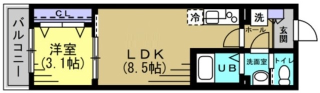 ベレオ・フジコート柏の間取り