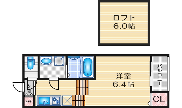 フルジュア本陣の間取り