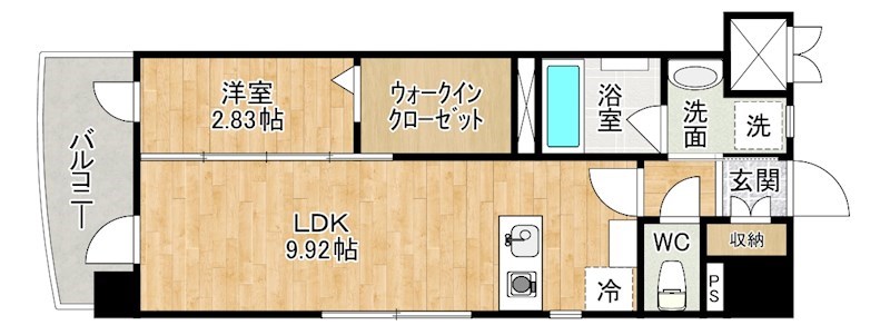 ざ・紫川さくら通りの間取り