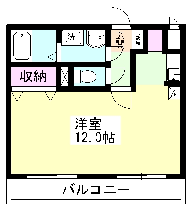 習志野市藤崎のマンションの間取り