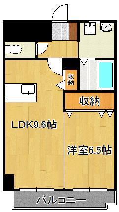 ブライトハーツ門司駅前通りの間取り