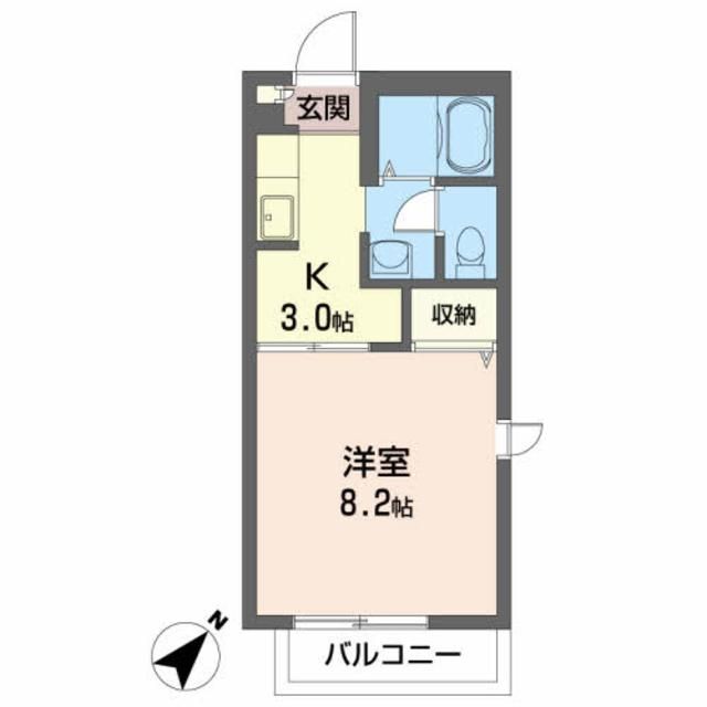 メゾンシャルムＣの間取り