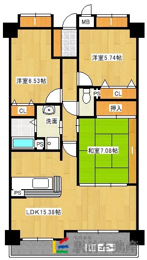 ロイヤルコート小城の間取り