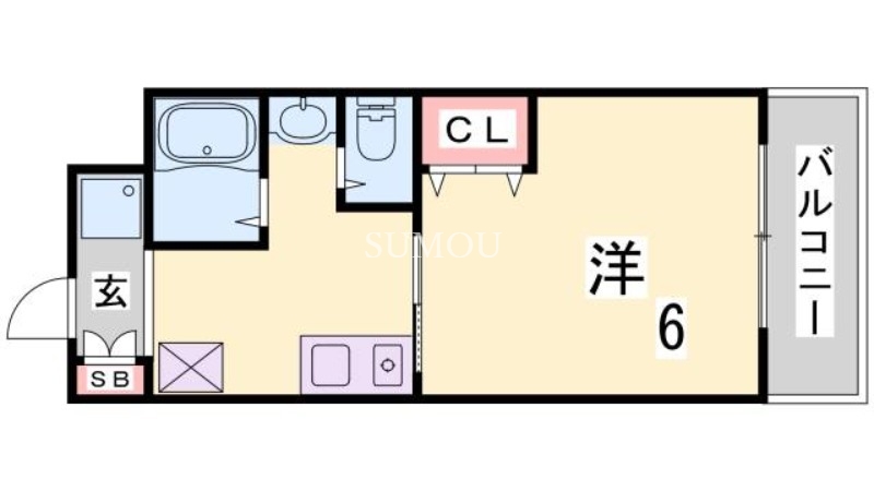 中山手ミオ壱番館の間取り