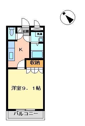 コンフォート堰添の間取り