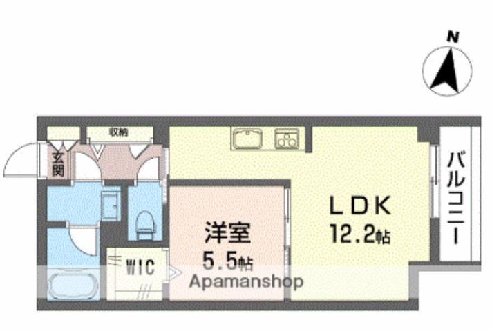 八千代市八千代台北のマンションの間取り