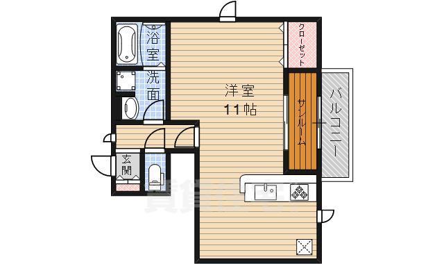 メルベーユ2の間取り