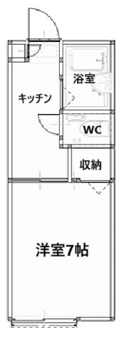 ライトハウス自由ヶ丘　Aの間取り