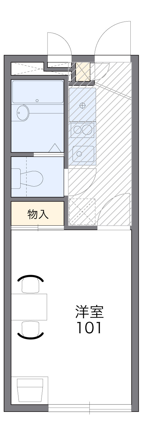 柏座の間取り