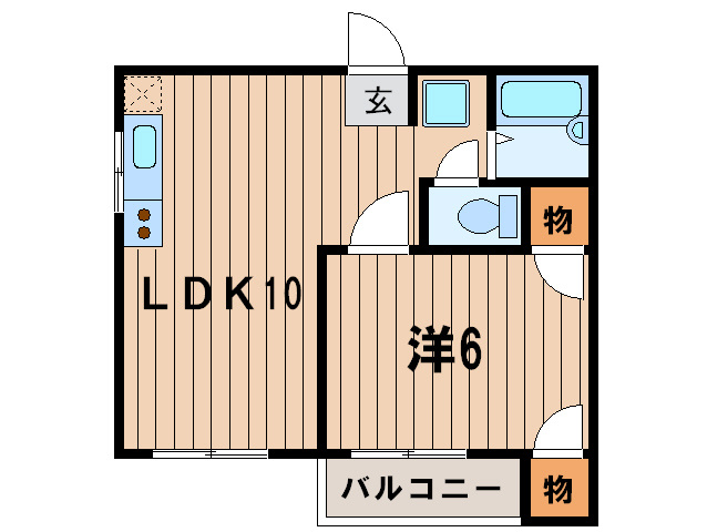メゾン・ド・ネ－ジュの間取り