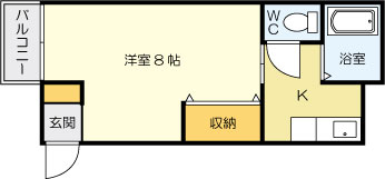 ハイツ松緑の間取り