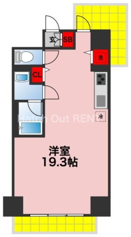ウィルテラス千葉中央の間取り
